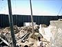 prosegue senza sosta l'opera di demolizione di abitazioni palestinesi da parte dei bulldozer israeliani per permettere la costruzione di nuove torri di controllo sul confine con l'Egitto #1