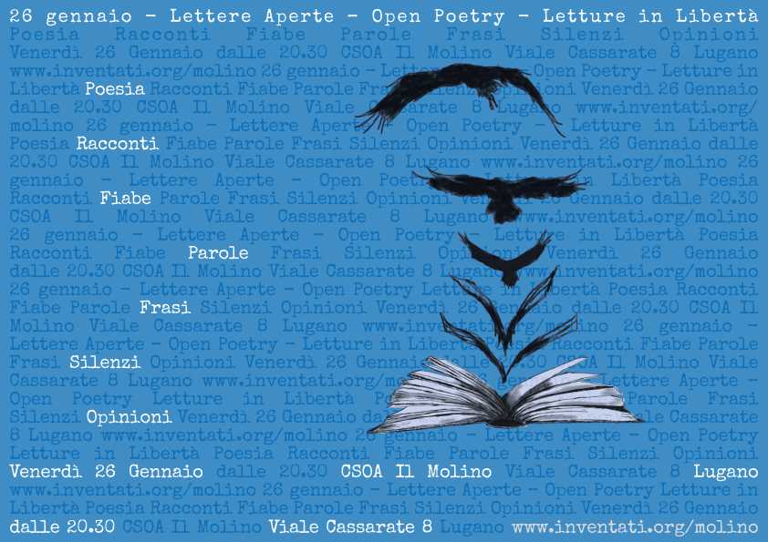 26.01.2018 - Lettere Aperte - Open Poetry - Letture in Libertà