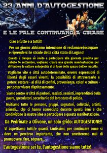 14.09.2019 - Manif ~ Festa ~ Azione: Chiamato Intergalattico