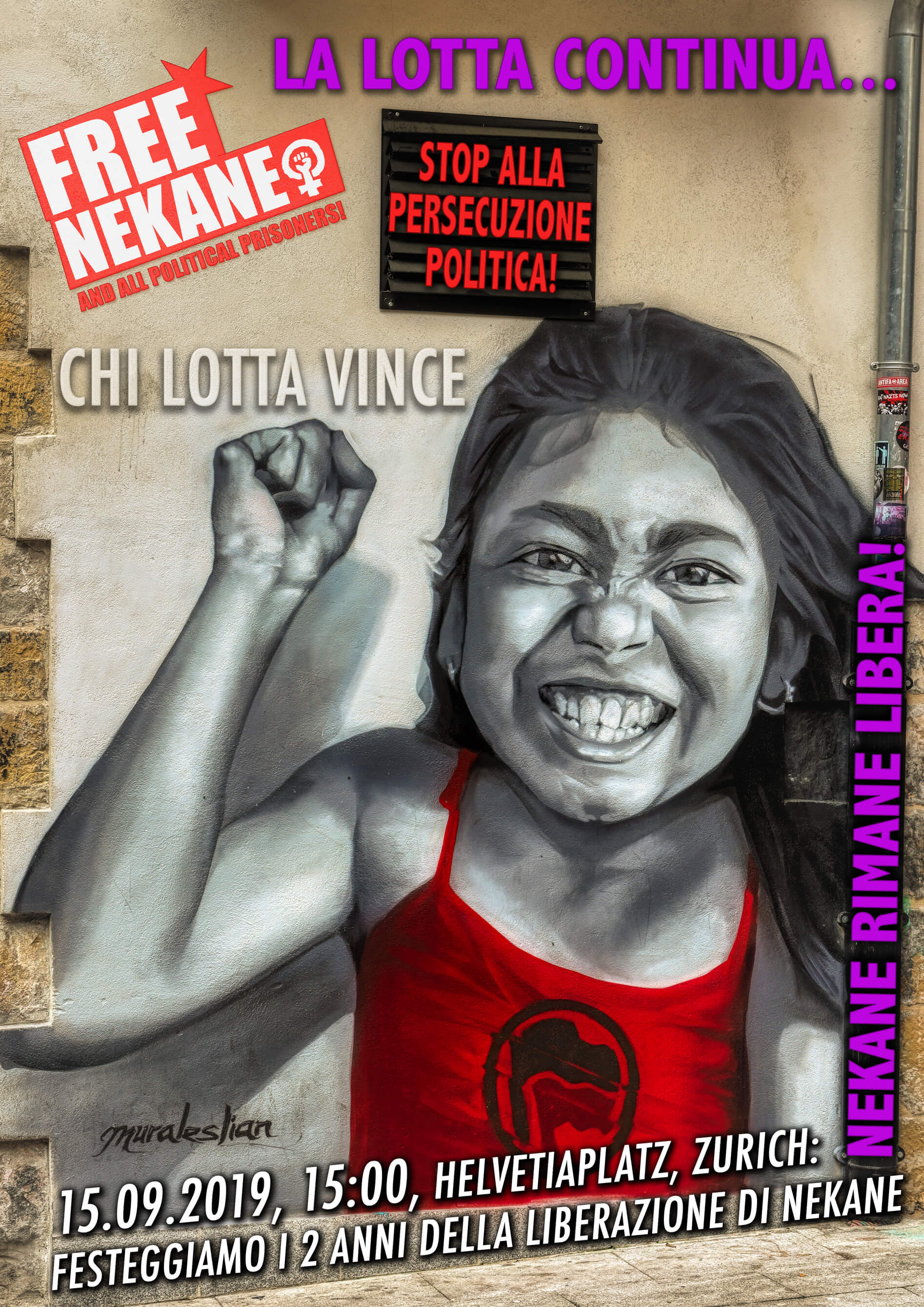 15-09-2019 - Festeggiamo 2 anni della liberazione di Nekane a Zurigo 1