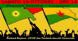 Sabato 19 ottobre - Presidio in difesa del Rojava