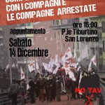 Solidarietà arresti NoTav - Sabato 14 Dicembre @ P.le Tiburtino