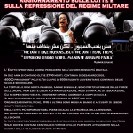 Roma - Aggiornamento sulle lotte e sulla repressione del regime militare in Egitto