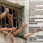 Ivrea - 13 novembre - Sotto le mura del carcere 