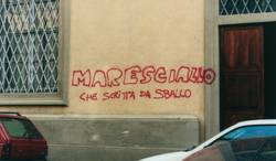 maresciallo che scritta da sballo